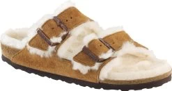 Birkenstock Arizona Shearling Lined -Best Shoe Store birkenstock arizona shearling lined mink natural suede 1001135 77322.1645837498