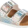 Birkenstock Children's Arizona Vegan 1 Birkenstock Children's Arizona Vegan -Best Shoe Store birkenstock childrens arizona vegan holographic silver microfiber 1022173 26870.1686255378