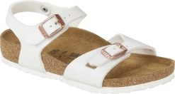 Birkenstock Children's Rio -Best Shoe Store birkenstock childrens rio white birko flor 1024374 30247.1686255741