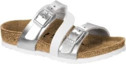 Birkenstock Children's Salina 5 Birkenstock Children's Salina -Best Shoe Store birkenstock childrens salina silver white birko flor 1008123 63023.1585953964