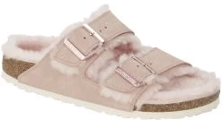Birkenstock Arizona Shearling Lined -Best Shoe Store birkenstock unisex arizona shearling lined light rose natural suede 1020389 49668.1645837498