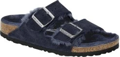 Birkenstock Arizona Shearling Lined -Best Shoe Store birkenstock unisex arizona shearling lined midnight suede 1020583 61578.1645837498