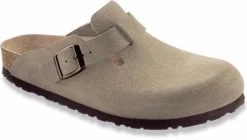 Birkenstock Boston Soft Footbed -Best Shoe Store birkenstock women boston soft footbed taupe suede 560773 93090.1701981943