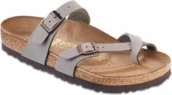 Birkenstock Women's Mayari -Best Shoe Store birkenstock women mayari stone birkibuc 71071 25256.1700620745