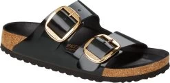 Birkenstock Women's Arizona Big Buckle -Best Shoe Store birkenstock womens arizona big buckle high shine black natural leather patent 1021476 80056.1645836298