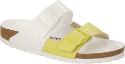 Birkenstock Women's Arizona Split -Best Shoe Store birkenstock womens arizona split white lime sour birko flor 1019754 16953.1686262047