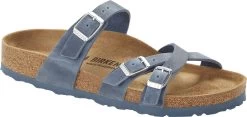 Birkenstock Women's Franca -Best Shoe Store birkenstock womens franca dusty blue oiled leather 1022545 1022546 75050.1657908582