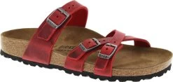 Birkenstock Women's Franca -Best Shoe Store birkenstock womens franca fire red oiled leather 1017131 76925.1657908582