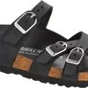 Birkenstock Women's Franca Hex -Best Shoe Store birkenstock womens franca hex black oiled leather 1017566 29978.1645634850