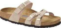 Birkenstock Women's Franca Soft Footbed -Best Shoe Store birkenstock womens franca soft footbed sandcastle nubuck 1022956 1022973 87690.1646945259