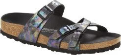 Birkenstock Women's Franca Vegan -Best Shoe Store birkenstock womens franca vegan iridescent black microfiber 1021262 35356.1686261938