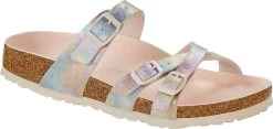 Birkenstock Women's Franca Vegan -Best Shoe Store birkenstock womens franca vegan iridescent light rose microfiber 1021292 54777.1686261938