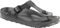 Birkenstock Women's Gizeh Essentials -Best Shoe Store birkenstock womens gizeh essentials metallic anthracite eva 1001505 14147.1551993691