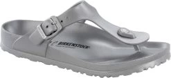 Birkenstock Women's Gizeh Essentials -Best Shoe Store birkenstock womens gizeh essentials metallic silver eva 1003496 49061.1551993692