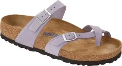Birkenstock Women's Mayari Soft Footbed 12 Birkenstock Women's Mayari Soft Footbed -Best Shoe Store birkenstock womens mayari soft footbed purple fog nubuck leather 1024027 86033.1686306981