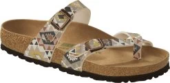 Birkenstock Women's Mayari Vegan -Best Shoe Store birkenstock womens mayari vegan printed mocha birko flor 1019602 82456.1657899282