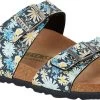 Birkenstock Women's Sydney Vegan -Best Shoe Store birkenstock womens sydney vegan floral blue birko flor 102156 52368.1657897980