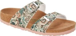 Birkenstock Women's Sydney Vegan -Best Shoe Store birkenstock womens sydney vegan paisley light rose birko flor 1023223 20287.1657897981
