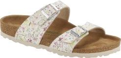 Birkenstock Women's Sydney Vegan -Best Shoe Store birkenstock womens sydney vegan watercolor flower white 1018603 18258.1657897981