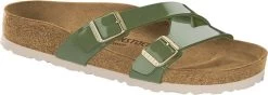 Birkenstock Women's Yao -Best Shoe Store birkenstock womens yao khaki patent birko flor 1013532 22228.1553730826