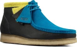 Clarks Men's Wallabee Boot -Best Shoe Store clarks mens wallabee boot ink combi 26163073 55680.1652206110