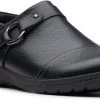 Clarks Women's Cheyn Fame -Best Shoe Store clarks womens cheyn fame black tumbled leather 26144263 45016.1584406379