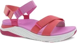 Dansko Racquel -Best Shoe Store dansko womens racquel strawberry multi webbing 4915264800 75841.1677526784