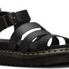 Dr. Martens Women's Blaire Hydro Leather Strap Sandal -Best Shoe Store dr martens womens blair hydro leather strap sandal black 24235001 91494.1652101575.600.600