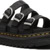 Dr. Martens Women's Blaire Slide Sandal -Best Shoe Store dr martens womens blaire slide sandal black hydro leather 25456001 73715.1652102374