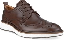 ECCO Men's ST.1 Hybrid Wingtip Derby Shoe -Best Shoe Store ecco mens st 1 hybrid wingtip derby shoe cocoa brown 83642401482 15130.1700834633
