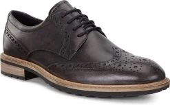 ECCO Men's Vitrus I Wing Tip Tie -Best Shoe Store ecco mens vitrus I wing tip tie moonless 64031401532 93336.1624484858