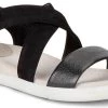 ECCO Women's Damara Crisscross Sandal -Best Shoe Store ecco womens damara crisscross sandal black 24827351052 28363.1520024183