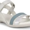 ECCO Women's Flash Sandal -Best Shoe Store ecco womens flash sandal alu silver trooper shadow white 24396351596 04639.1585016830