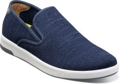 Florsheim Crossover Knit Plain Toe Slip On -Best Shoe Store florsheim mens crossover knit plain toe slip on navy 14311 410 88861.1620238707