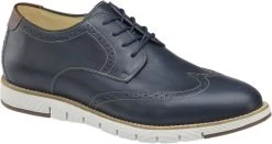 Johnston & Murphy Martell Wingtip -Best Shoe Store johnston murphy martell wingtip navy full grain 27 1749 02086.1620271667