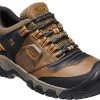 Keen Men's Ridge Flex Waterproof -Best Shoe Store keen mens ridge flex waterproof bison golden brown 1025667 60095.1642020506