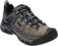 Keen Men's Targhee III Waterproof -Best Shoe Store keen mens targhee 3 waterproof steel grey captains blue 1017785 64557.1642018674