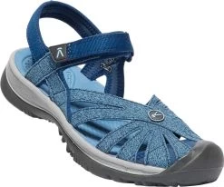 Keen Women's Rose Sandal -Best Shoe Store keen womens rose sandal blue opal provincial blue 1018501 10346.1645805054