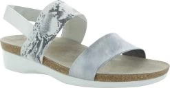 Munro Pisces -Best Shoe Store munro womens pisces silver leather white snake gore m485710 28618.1584664719