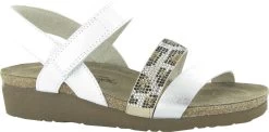 Naot Krista -Best Shoe Store naot womens krista white pearl leather soft silver leather beige cheetah rivets 7807 wdu 42783.1624905451