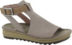 Naot Verbena -Best Shoe Store naot womens verbena stone nubuck latte brown leather 17115 waj 97697.1551232983