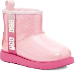 UGG Big Kids Classic Clear Mini II 14 UGG Big Kids Classic Clear Mini II -Best Shoe Store ugg childrens big kids classic clear mini 2 pink combo 1121007k pcmb 89044.1656432983