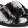 UGG Infants Fluff Yeah Slide Marble -Best Shoe Store ugg childrens infants fluff yeah slide marble black 1123638i blk 56614.1630085247