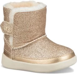 UGG Infants Keelan Glitter -Best Shoe Store ugg childrens infants keelan glitter gold 1111853i gold 42640.1574855135