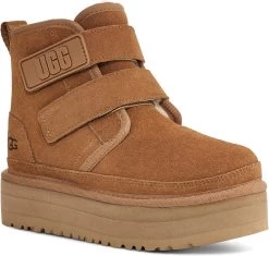 UGG Kids Neumel Platform -Best Shoe Store ugg childrens kids neumel platform chestnut 1130776k che 50876.1661534459