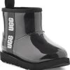 UGG Big Kids Classic Clear Mini II 1 UGG Big Kids Classic Clear Mini II -Best Shoe Store ugg kids classic clear mini 2 black 1112386k blk 07184.1656432983