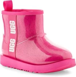UGG Big Kids Classic Clear Mini II 15 UGG Big Kids Classic Clear Mini II -Best Shoe Store ugg kids classic clear mini 2 rock rose 1112386k rcr 33767.1656432984