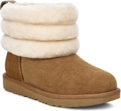 UGG Kids Fluff Mini Quilted -Best Shoe Store ugg kids fluff mini quilted chestnut 1103612k che 28948.1603813196