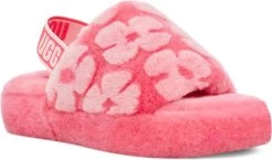 UGG Kids Fluff Yeah Poppy -Best Shoe Store ugg kids fluff yeah poppy strawberry sorbet 1119839k ssbt 02040.1619641929