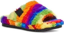UGG Men's Fluff You Cali Collage -Best Shoe Store ugg mens fluff you cali callage pride rainbow 1121616 pdrn 82182.1620236389
